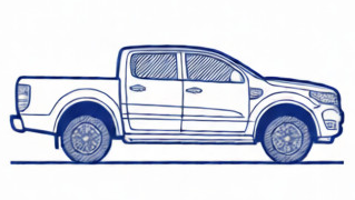 Ford Ranger pickup leaf springs and suspension components