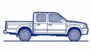 Mazda B2500 pickup leaf springs and suspension components