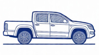 VW Amarok pickup leaf springs and suspension components