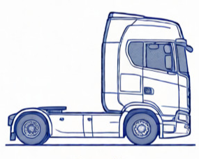 Scania commercial truck leaf springs and suspension components