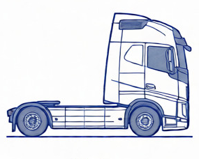 Volvo commercial truck leaf springs and suspension components