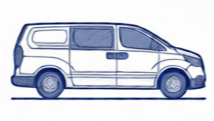 Hyundai H1 van leaf springs and suspension components