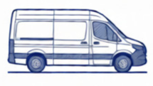 Mercedes Sprinter van leaf springs and suspension components